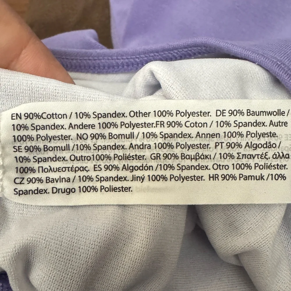 Bloch Girls Short Sleeve Round Neck Lavender Leotard Size 14